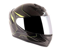 AXOR RAGE CARBON WARFARE HELMET ( NEON YELLOW ) - LRL Motors