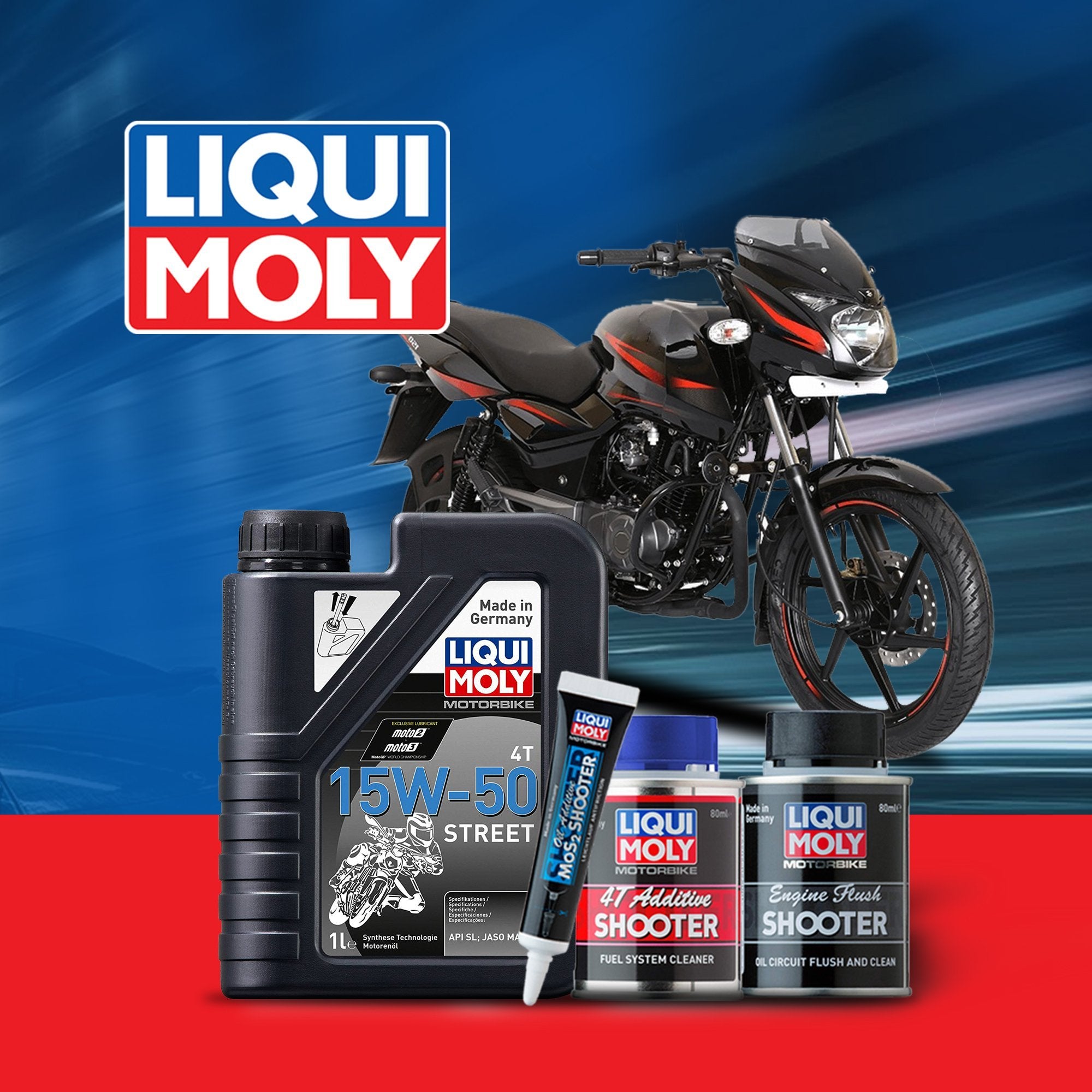 Bajaj Pulsar 150 engine oil Performance Pack - LRL Motors