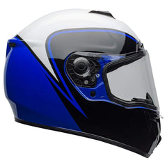 Bell SRT Helmet (Assasin Gloss White/Blue/Black - LRL Motors