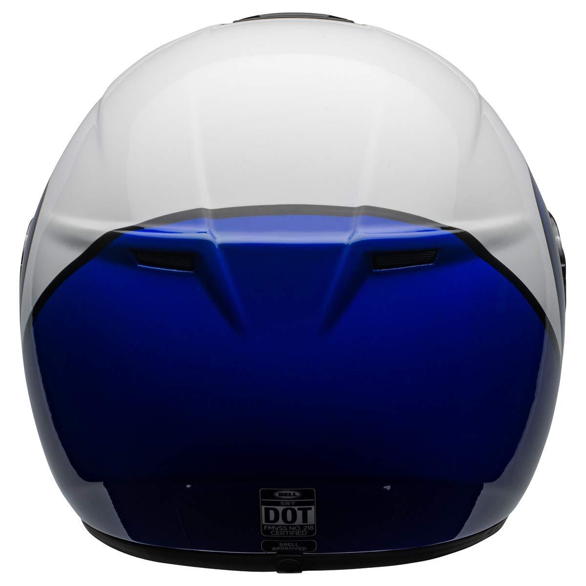 Bell SRT Helmet (Assasin Gloss White/Blue/Black - LRL Motors