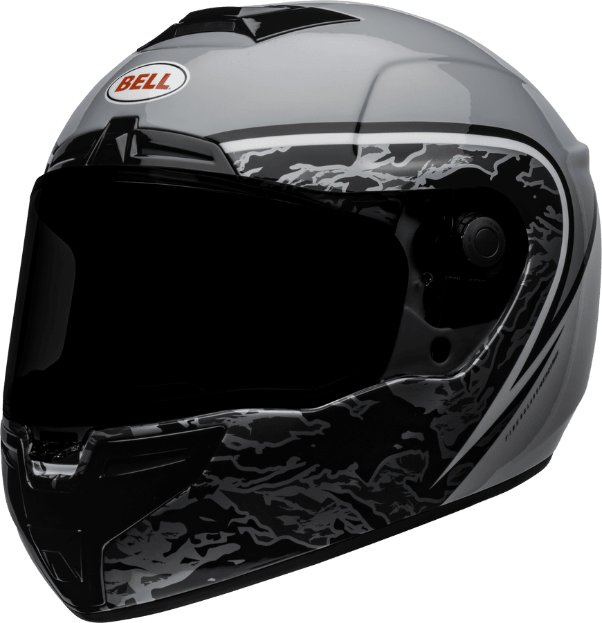 BELL SRT HELMET GRAY/WHITE/CAMO - LRL Motors