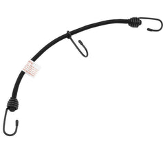 BikeMaster Heavy-Duty Black Bungee Cords, Black, 24", 3 hooks - LRL Motors