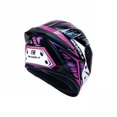 Bilmola Rapid S Killer White Purple Helmet - LRL Motors