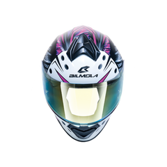 Bilmola Rapid S Killer White Purple Helmet - LRL Motors