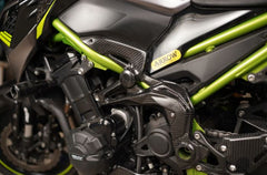 Carbon Fiber Frame Covers for Kawasaki Z900 - LRL Motors