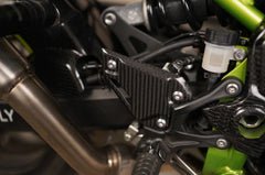 Carbon Fiber Heel Guards for Kawasaki Z900 - LRL Motors