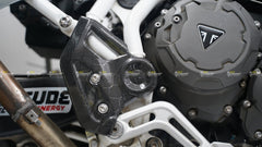 Carbon Fiber Heel Guards for Triumph Tiger 900 - LRL Motors