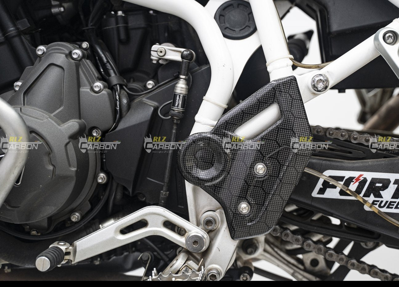 Carbon Fiber Heel Guards for Triumph Tiger 900 - LRL Motors