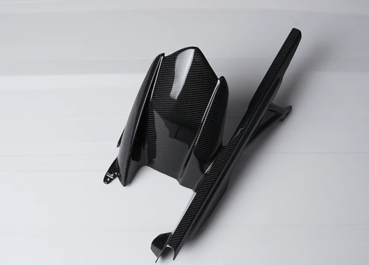 Carbon Fiber Rear Hugger with Chain Case for BMW S1000RR 2020-2022 - LRL Motors