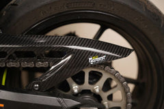 Carbon Fiber Rear Hugger with Chain Guard for Kawasaki Z900 - LRL Motors