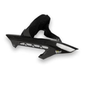 Carbon Fiber Rear Hugger with Chain Guard for Kawasaki Z900 - LRL Motors
