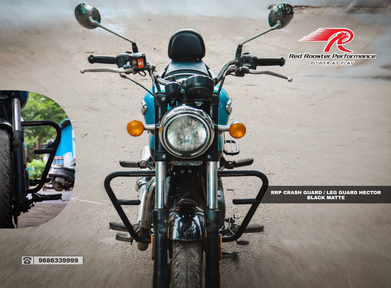Classic Reborn & Meteor 350 Red Rooster Performance Hector Crash Guard - LRL Motors