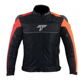 COMBO OFFER - Tarmac One III Level 2 Jacket Black/Red/Orange + FREE Tarmac Tex red/orange gloves - LRL Motors