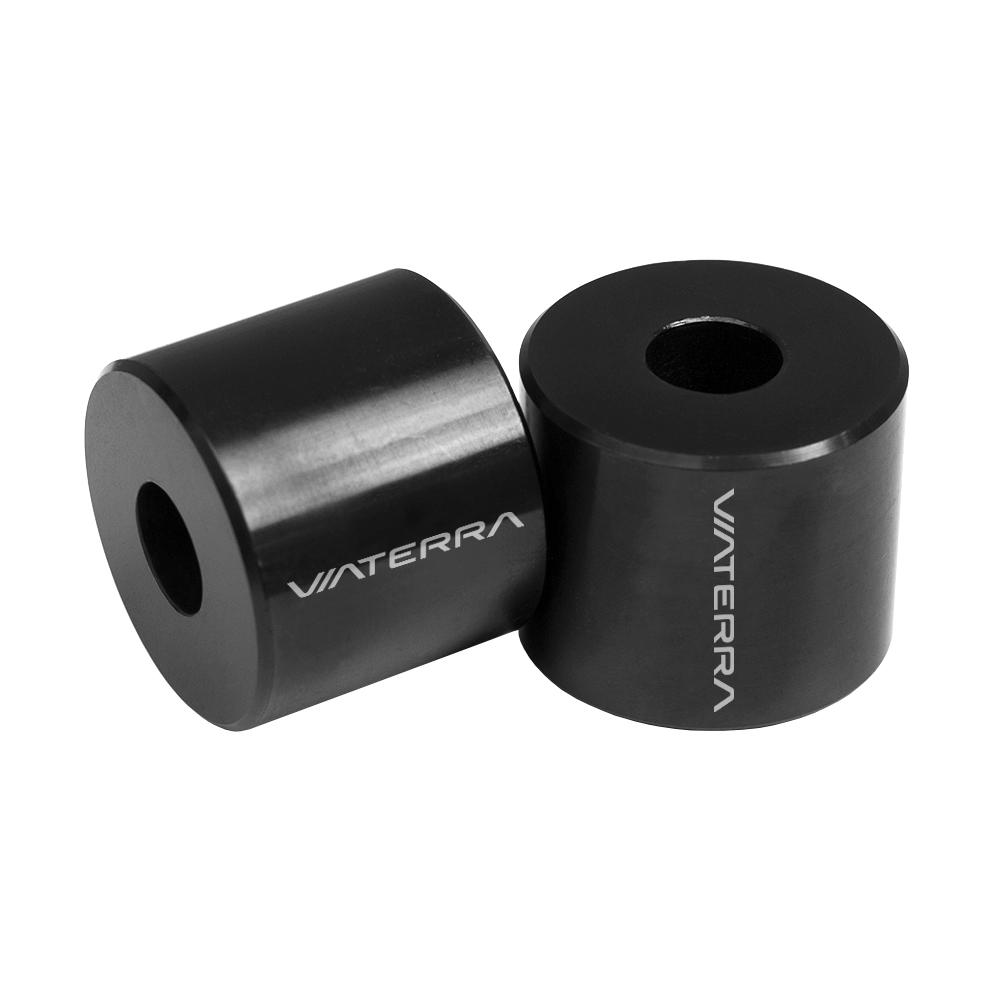 DOMINAR 400 HANDLEBAR RISERS BLACK - LRL Motors