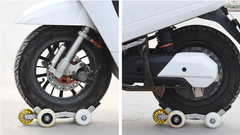 Flat Tire Wheel Puller Booster Large Trailer Electric Emergency Help Self-Rescue Trail with 5 Wheels for Motorcycle Bike - LRL Motors