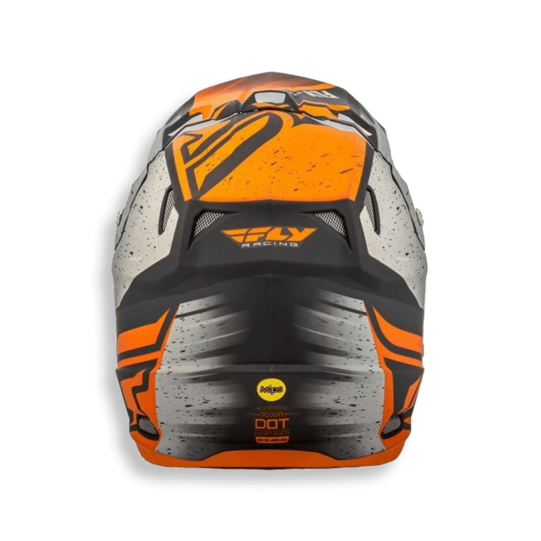 FLY RACING TOXIN HELMET (MATTE ORANGE KHAKHI) - LRL Motors