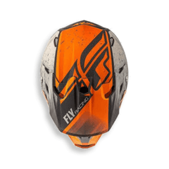FLY RACING TOXIN HELMET (MATTE ORANGE KHAKHI) - LRL Motors