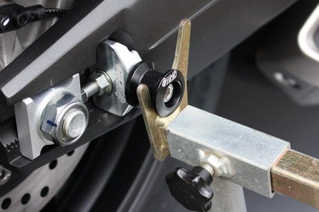 GSG-MOTOTECHNIK | Milled base support for rear stand mountings (M8 thread) Black | | Honda CBR 650 R 2019 - 2021 - LRL Motors