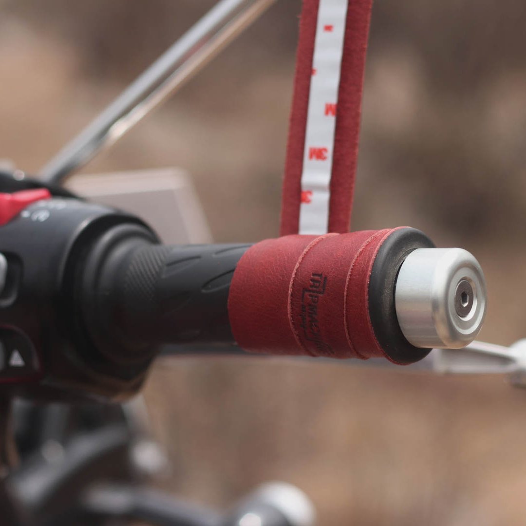 HANDLE GRIPS WRAP - CHERRY RED - LRL Motors