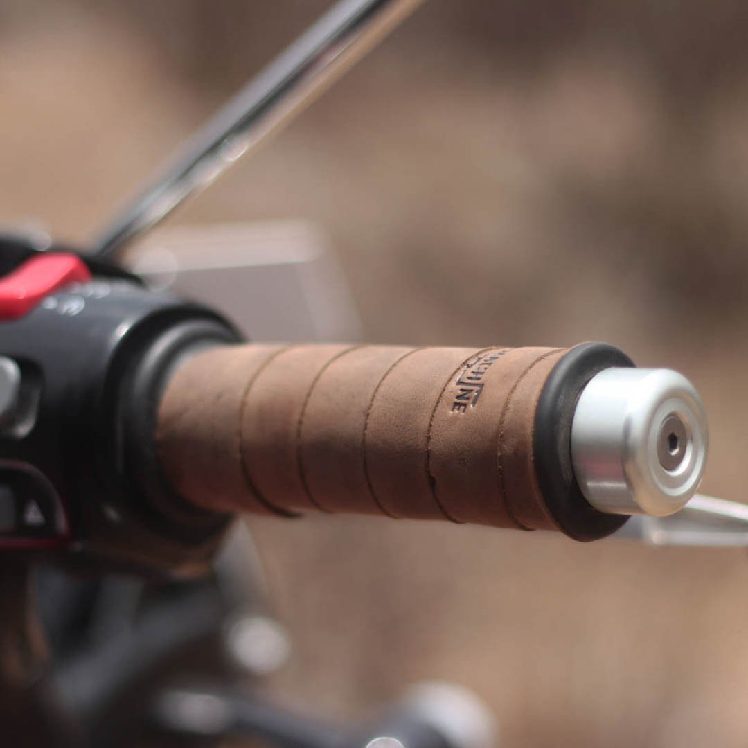 HANDLE GRIPS WRAP - TOBACCO BROWN - LRL Motors