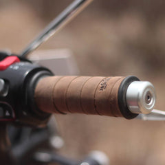HANDLE GRIPS WRAP - TOBACCO BROWN - LRL Motors