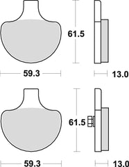 HARLEY D. FLSTB SOFTAIL CROSS BONES|1584|2008 - 2011 >FRONT - L - LRL Motors