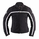 Helstons DAYTONA Women’s black Mesh fabric motorcycle jacket - LRL Motors