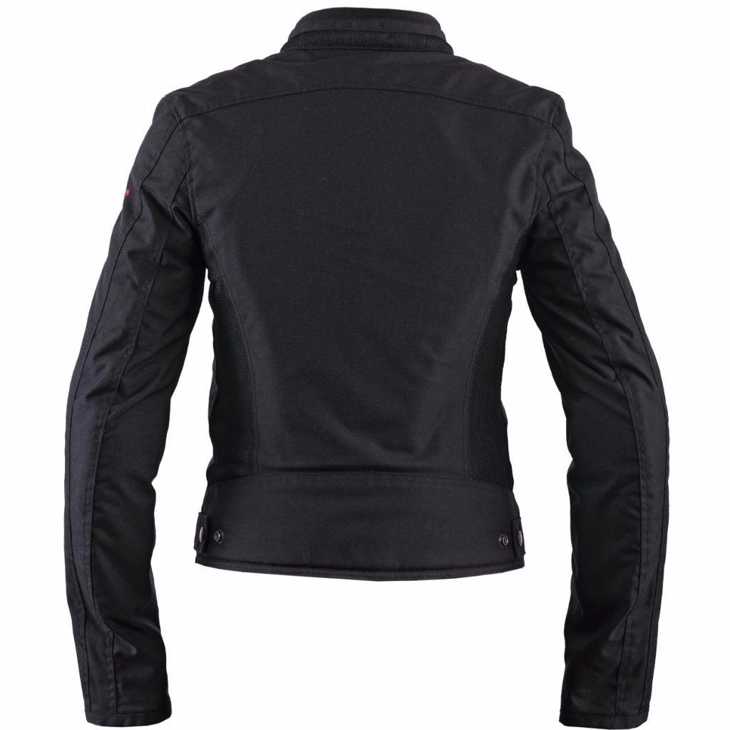 Helstons DISTRICT Women’s black Mesh fabric motorcycle jacket - LRL Motors