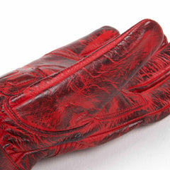 Helstons LIGHTNING Summer Women leather gloves - Red - LRL Motors