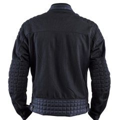 Helstons SONNY Mesh fabric motorcycle Jacket in Blue - LRL Motors