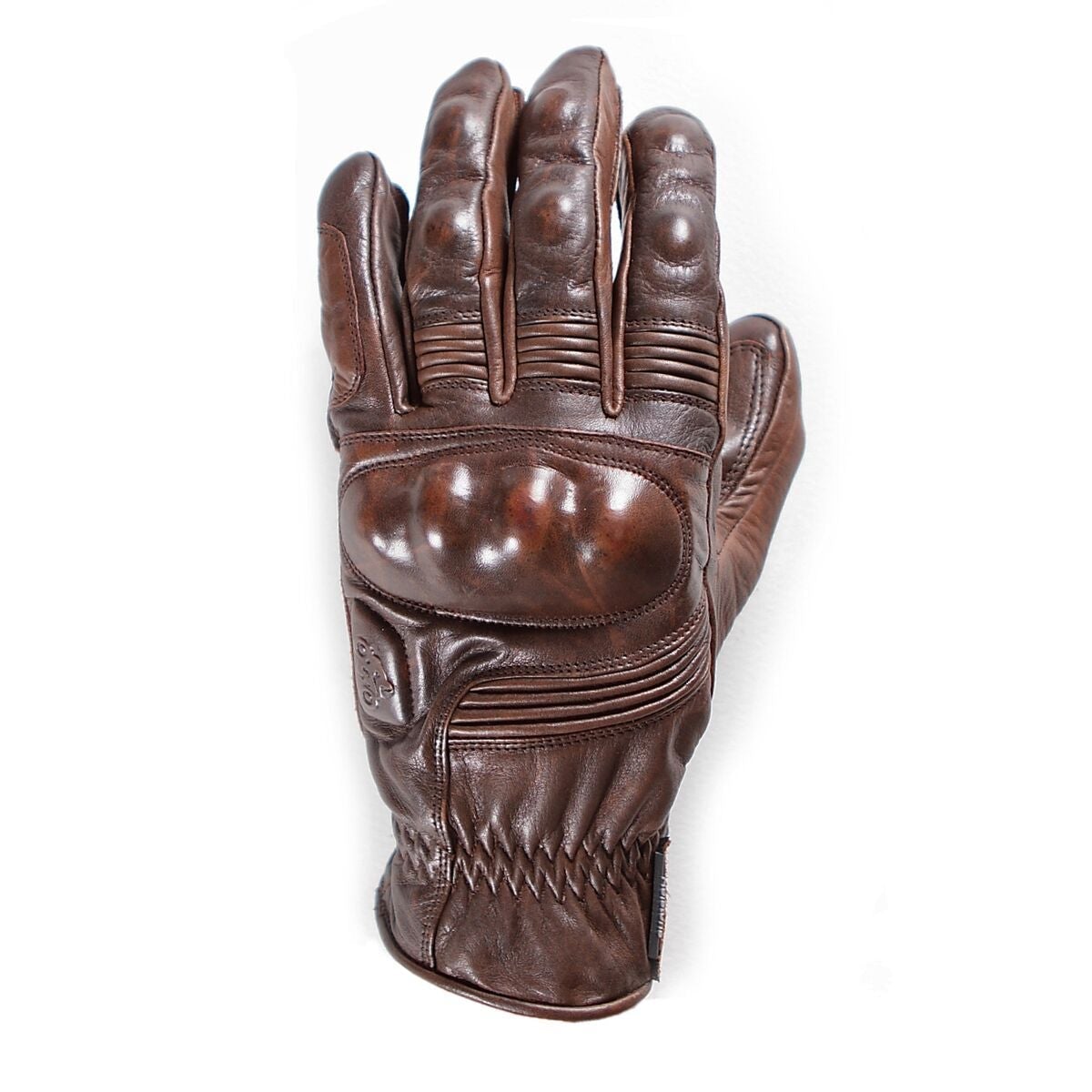 Helstons SPEED PRO summer Pull Up brown leather glove - LRL Motors