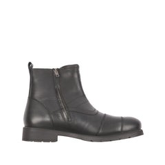 Helstons Trail Black Calfskin motorcycle leather shoes - LRL Motors