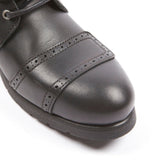 Helstons TRAVEL black-tan motorcycle leather shoes - LRL Motors