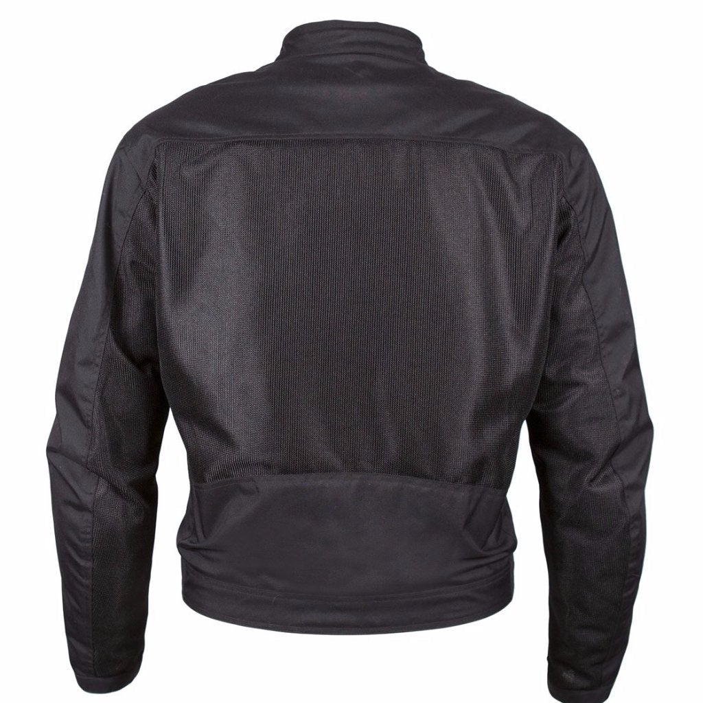Helstons WALL Mesh fabric motorcycle Jacket in Black - LRL Motors