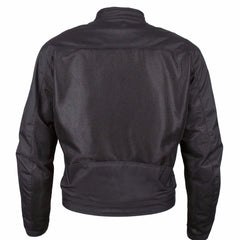 Helstons WALL Mesh fabric motorcycle Jacket in Black - LRL Motors