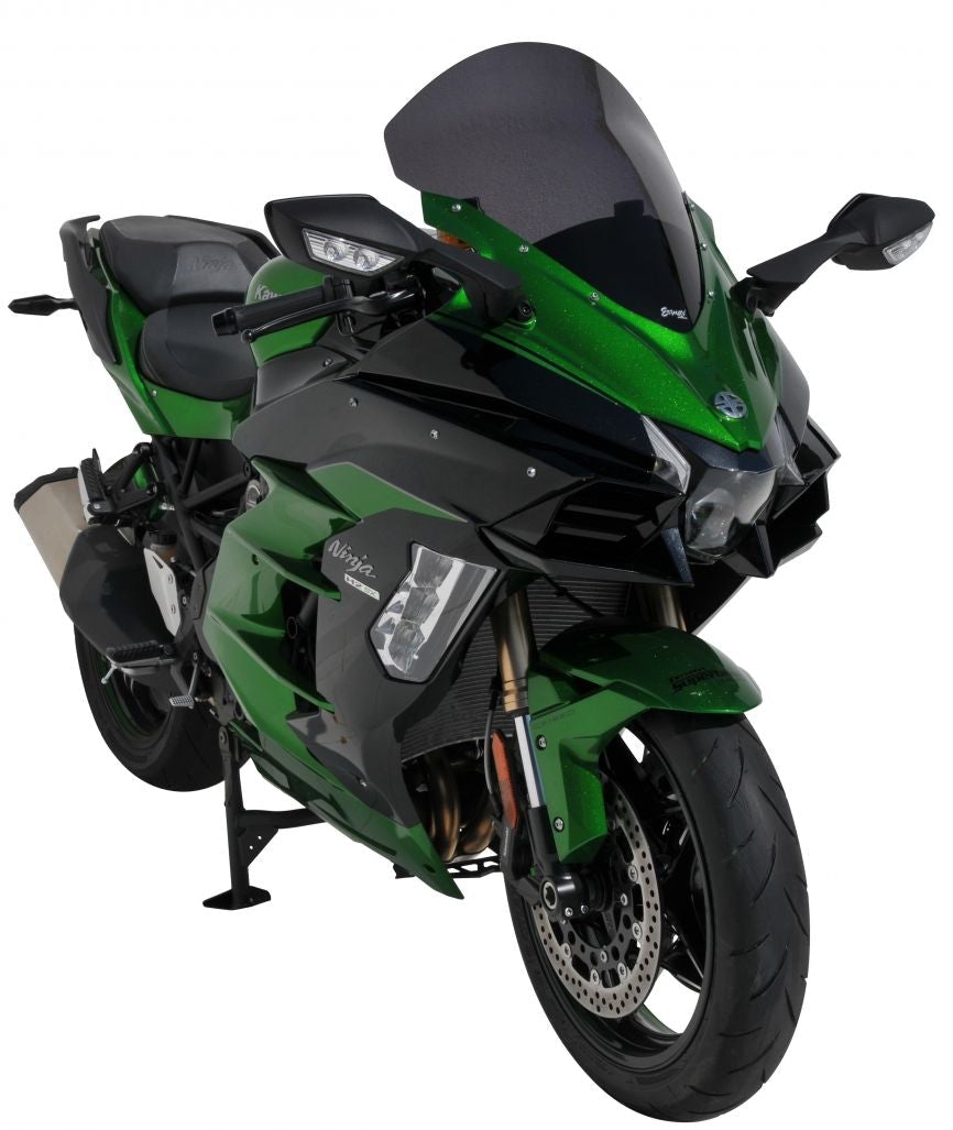 high protection windshield (47cm ) ermax for NINJA H2 SX SE 2018-2021 light black-Ermax - LRL Motors