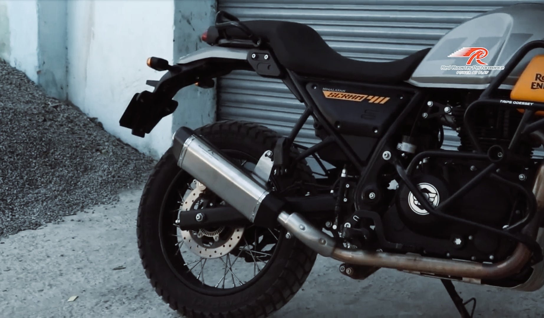 HIMALAYAN SCRAM 411 RED ROOSTER PERFORMANCE VERTEX EXHAUST - LRL Motors