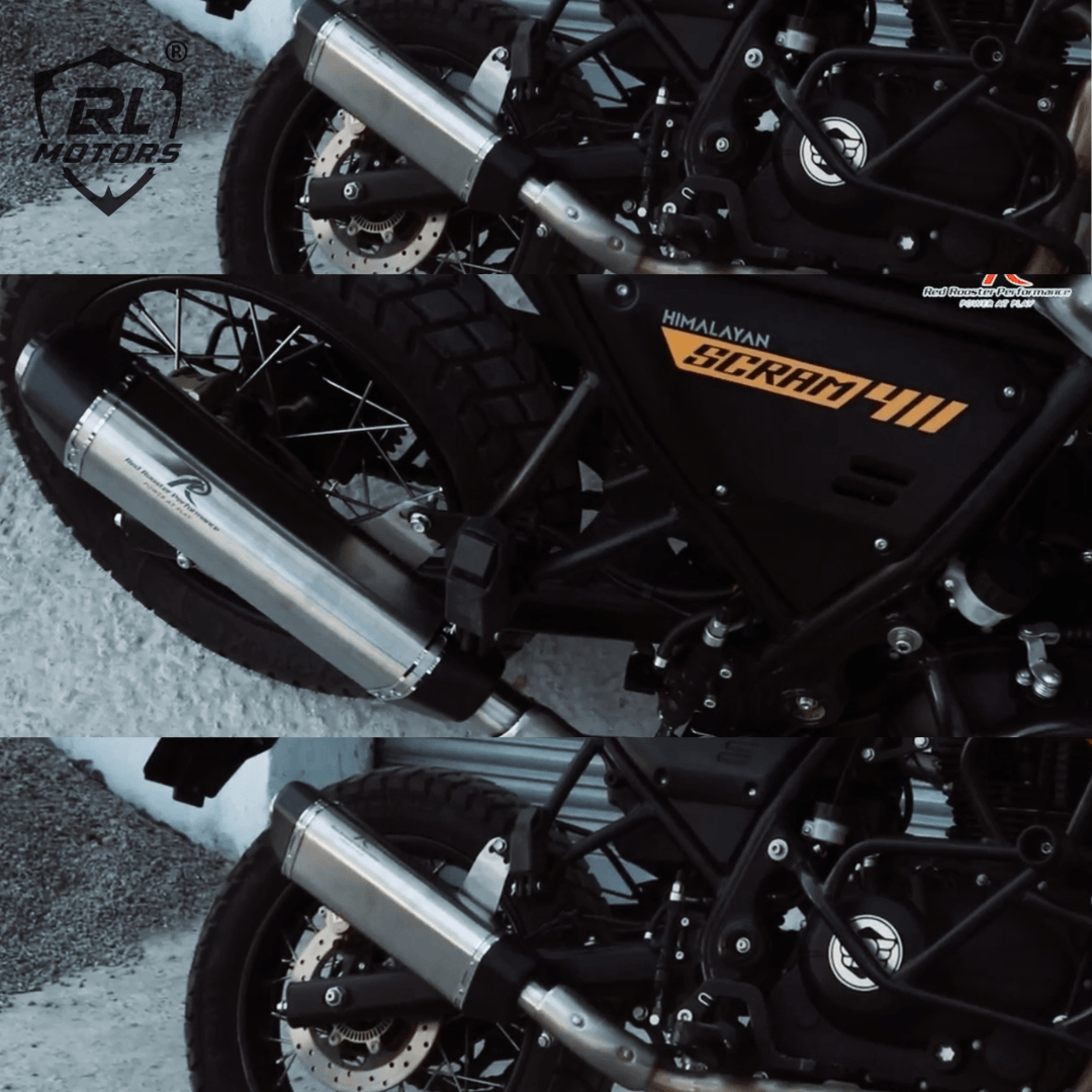 Royal enfield himalayan aftermarket exhaust deals