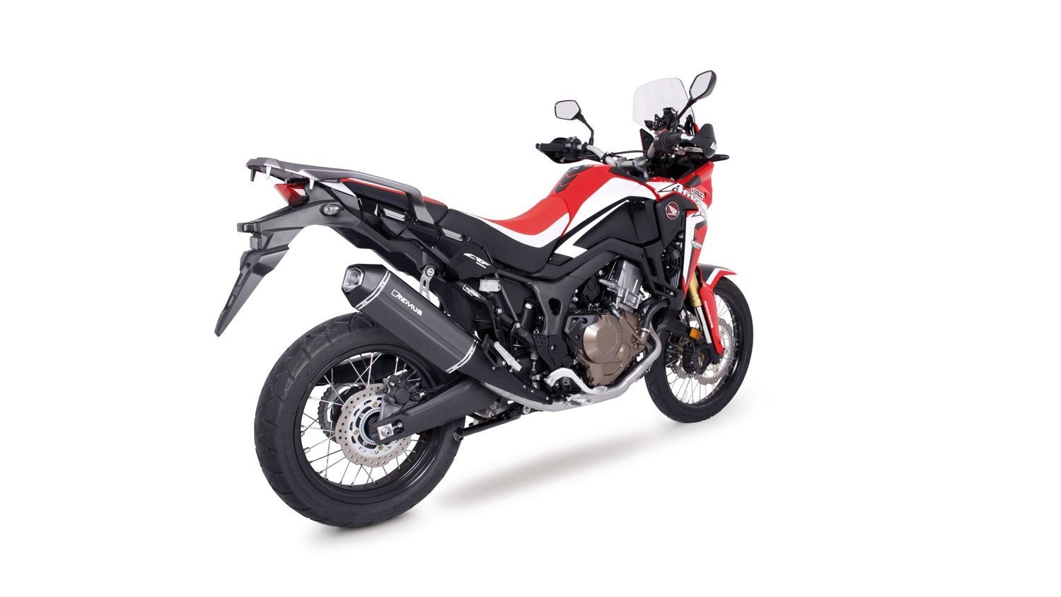 Honda CRF Africa Twin - Remus Carbon Okami Slip-on + stainless steel header (2-1) - LRL Motors