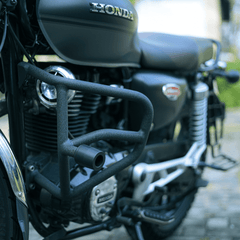 Honda Highness / CB350 Crash Guard With Slider by 66BHP - LRL Motors