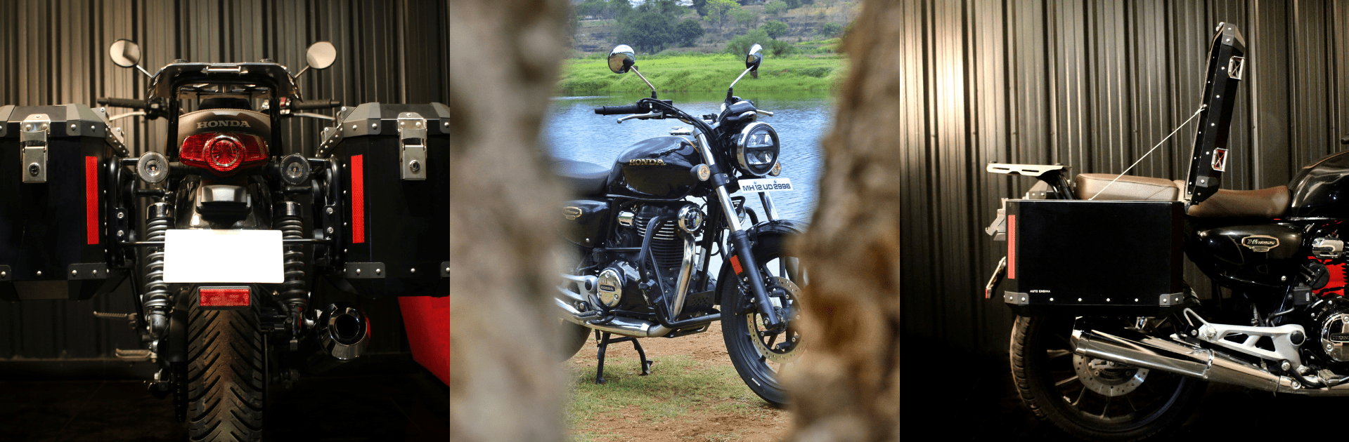 Honda H'ness/ CB 350 auto Engina Adv Panniers - LRL Motors