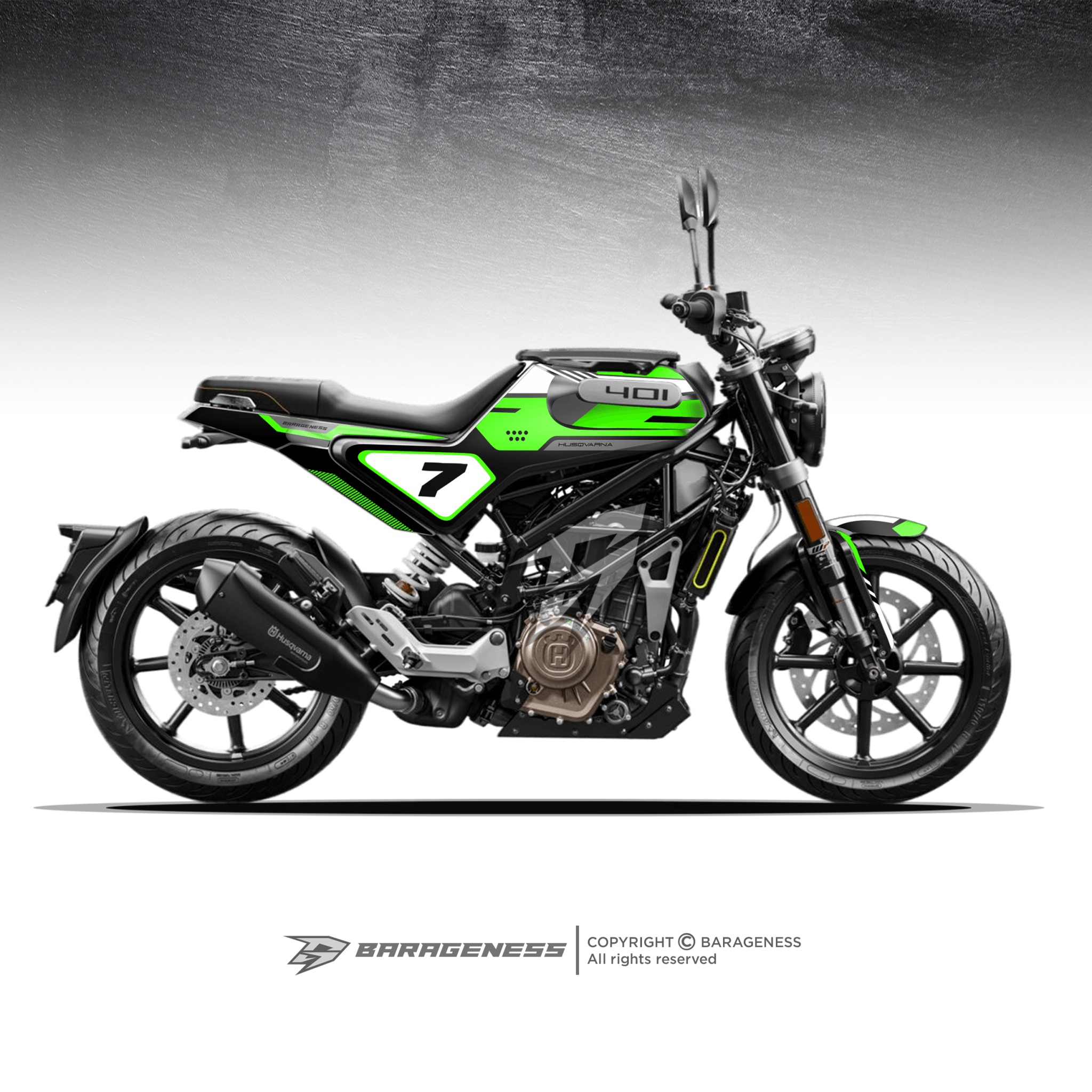 Husqvarna Svartpilen/ Vitpilen Automotive Graphics - LRL Motors