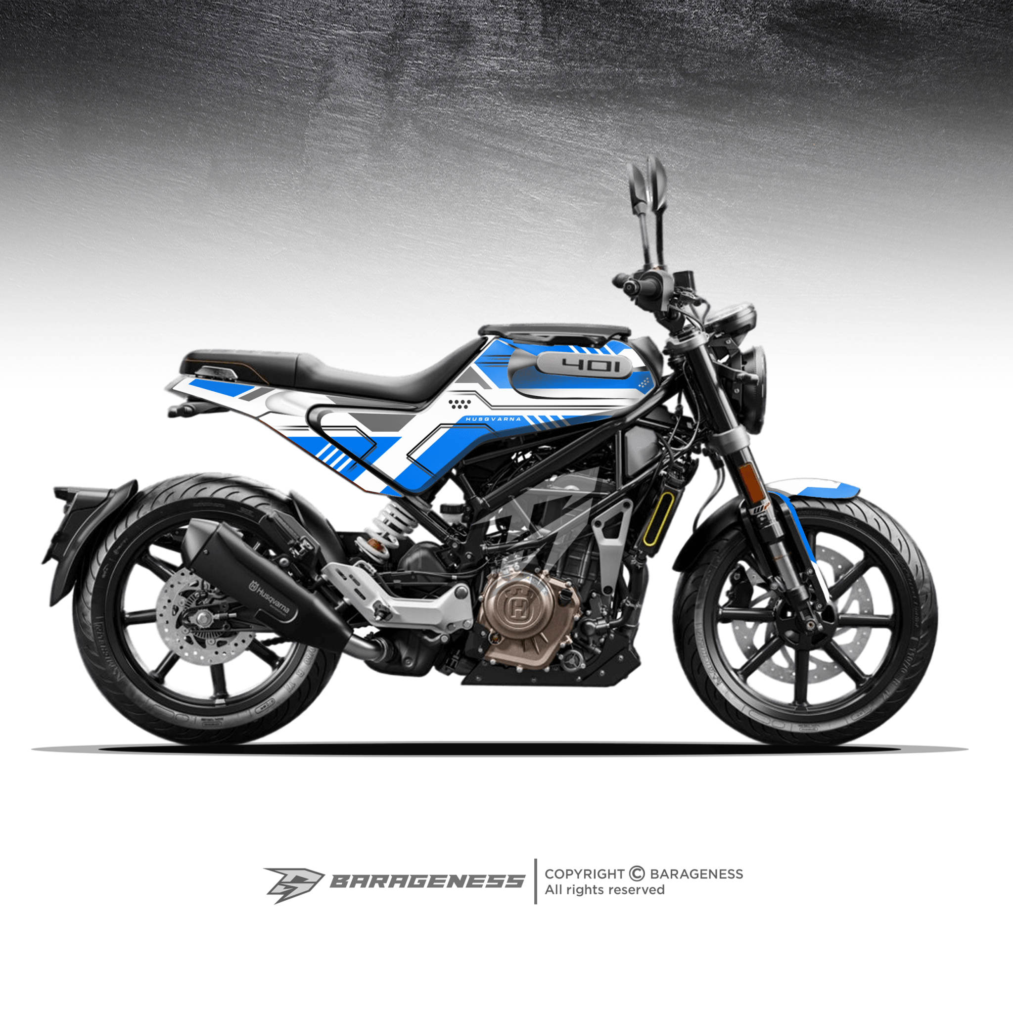 Husqvarna Svartpilen/ Vitpilen Automotive Graphics - LRL Motors