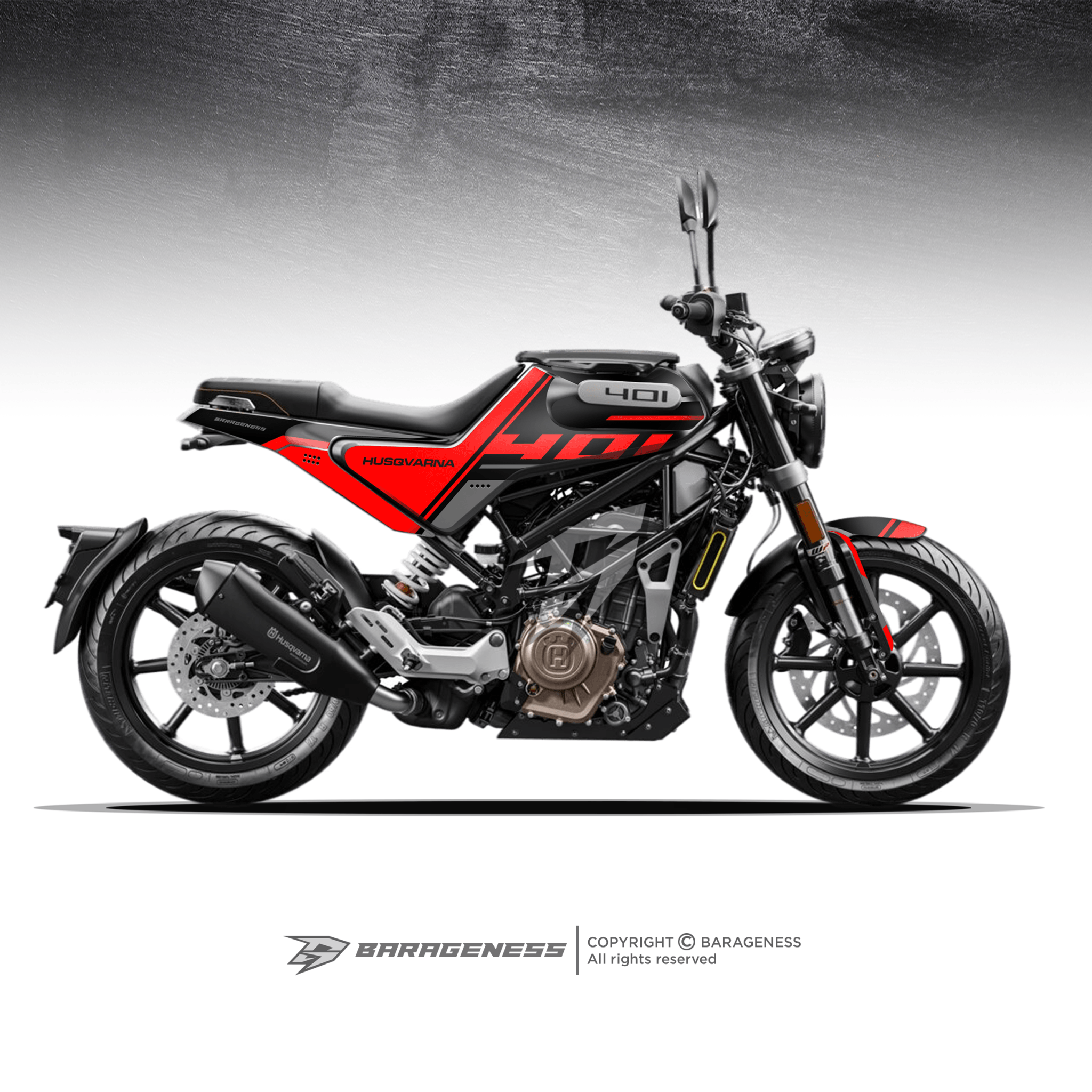 Husqvarna Svartpilen/ Vitpilen Automotive Graphics - LRL Motors