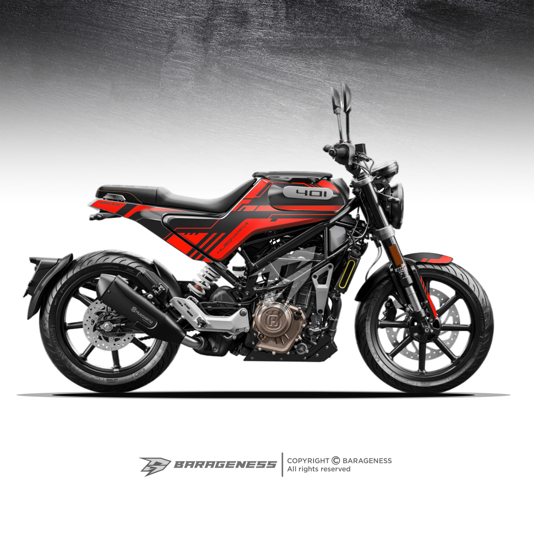 Husqvarna Svartpilen/ Vitpilen Automotive Graphics - LRL Motors