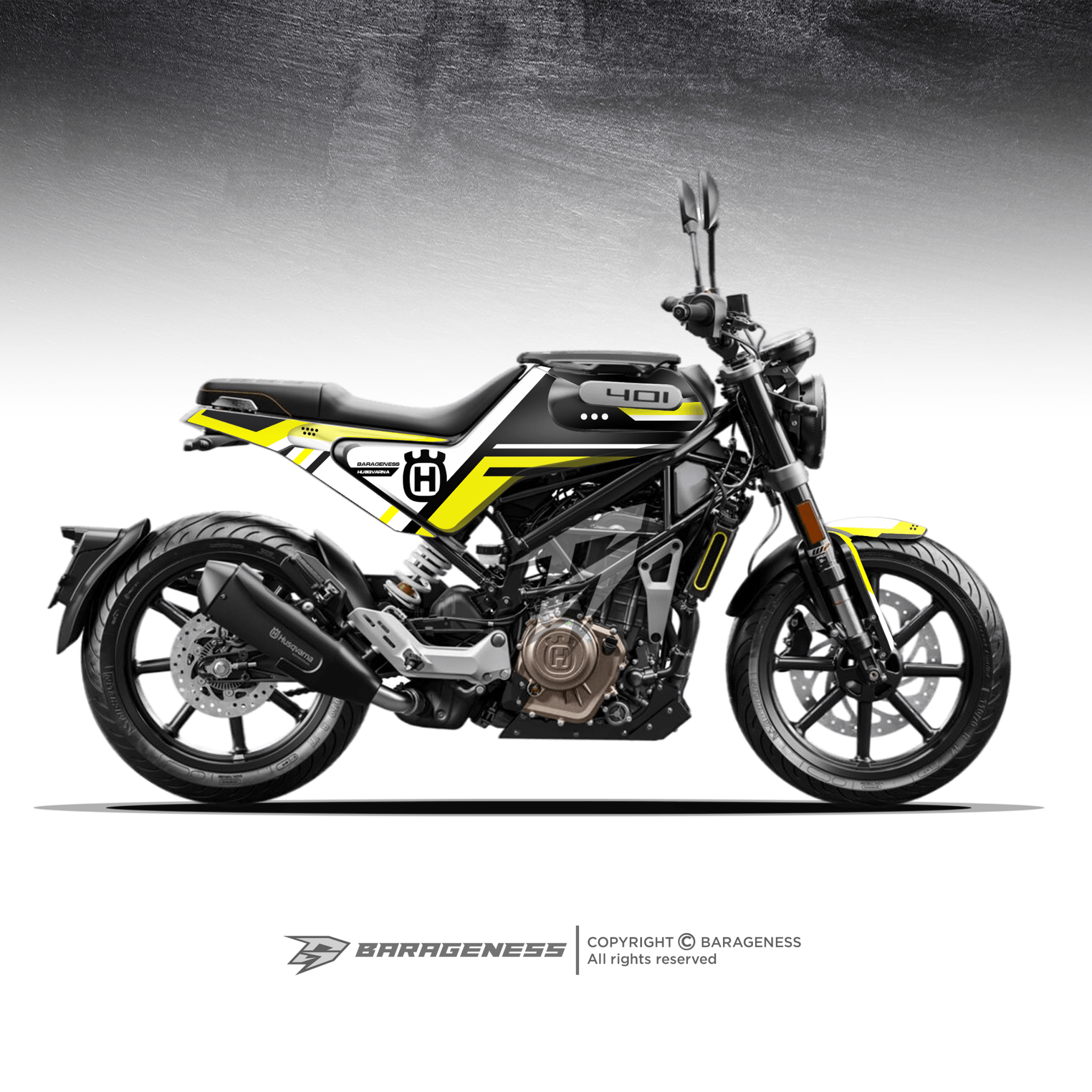Husqvarna Svartpilen/ Vitpilen Automotive Graphics - LRL Motors