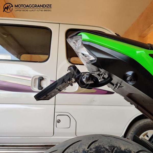 Kawasaki Ninja 650 and Z 650 MOTOAGGRANDIZE Tail Tidy/Fender Eliminator - LRL Motors