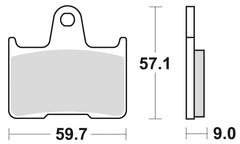 KAWASAKI ZZR ABS (Brembo caliper)|1400|2016 - 2021 >REAR - R - LRL Motors