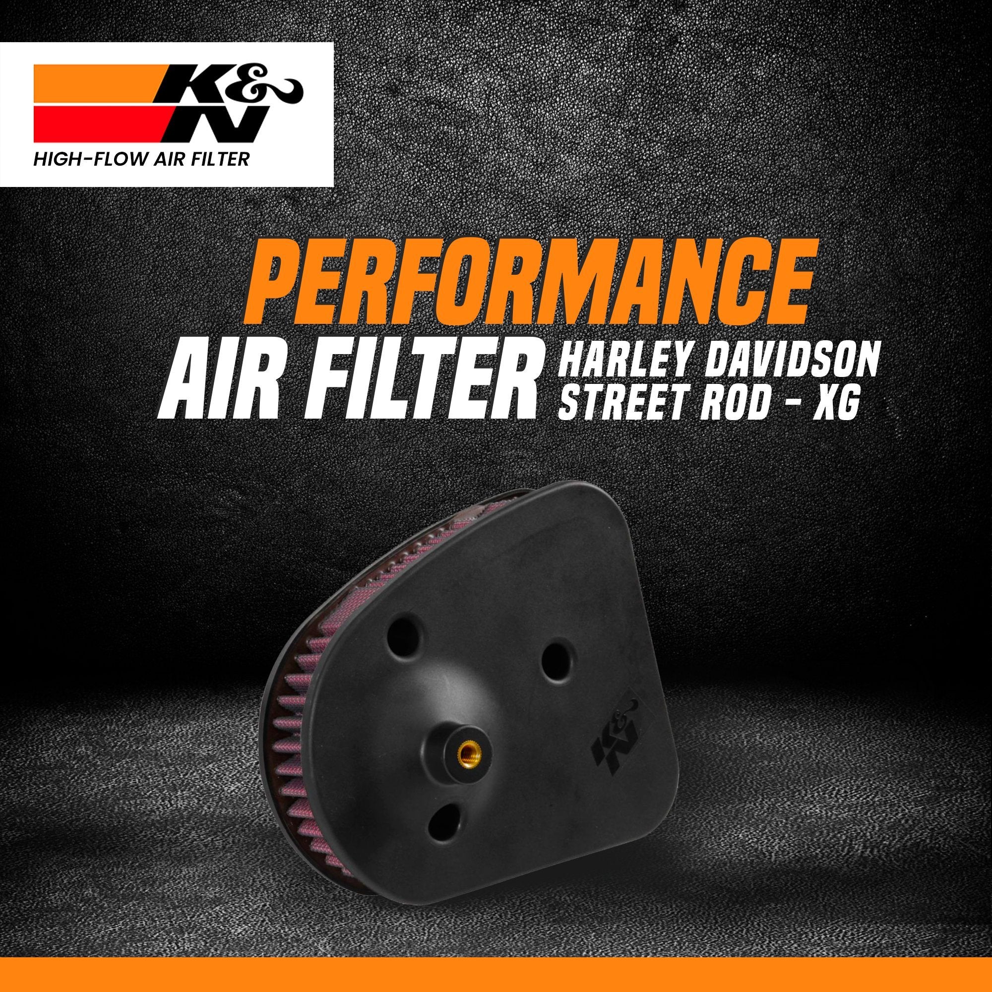 K&N Air Filter Harley Davidson STREET ROD 750 2017 - LRL Motors