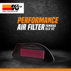 K&N YAMAHA R15 VERSION 1&2 150 YA-1208 - LRL Motors